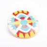 Playmobil 40808 Bouclier Indien Blanc Rouge Jaune Bleu
