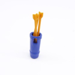 Playmobil 40819 Carquois Bleu avec Flèches Oranges