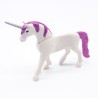 Playmobil 40840 Grande Licorne Blanche et Violette un peu sale