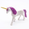 Playmobil 40841 Grande Licorne Blanche et Violette un peu sale