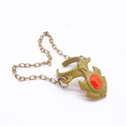 Playmobil 40844 Collier Doré pour Dragon avec Chaine 3345 3840 3912 7876