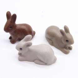 Playmobil 40865 Lot de 3 Lapins