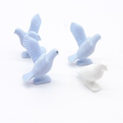 Playmobil 40866 Lot de 4 Pigeons