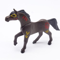 Playmobil 40878 Cheval Marron Pur Sang 3eme Génération Indien
