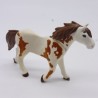 Playmobil 40887 Cheval Blanc et Marron 3eme Génération Jauni et Sale