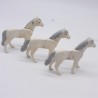 Playmobil 40888 Lot de 3 Chevaux Blancs 2eme Génération Jaunis Sales