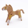 Playmobil 40903 Cheval Marron Clair 1ere Génération Indien