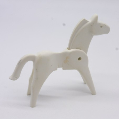 Playmobil 40916 Cheval Blanc 1ere Génération très bon état