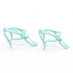 Playmobil 40927 Lot de 2 Harnais Bleu Turquoise pour Poney 9262