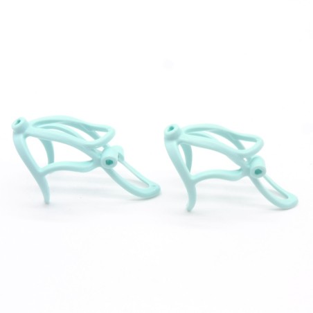 Playmobil 40927 Lot de 2 Harnais Bleu Turquoise pour Poney 9262