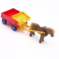 Playmobil 40931 Poney avec Chariot Poney Club