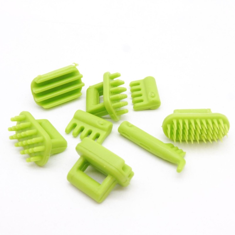 Playmobil 40939 Gros Lot de Brosses Vertes pour chevaux
