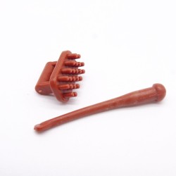 Playmobil 40941 Cravache et Brosse Marron pour Chevaux