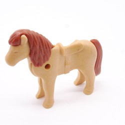 Playmobil 40955 Poney Marron clair Crinière Marron