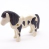 Playmobil 40956 Poney Noir et Blanc un peu sale