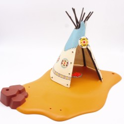 Playmobil 40963 Tipi Indien 4012 sur socle état correct