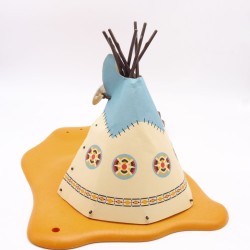 Playmobil 40963 Tipi Indien 4012 sur socle état correct