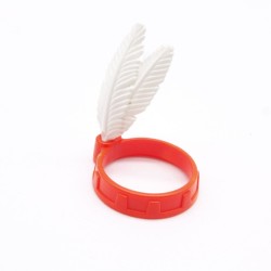 Playmobil 8940 Serre Tête Rouge avec Plume Indien