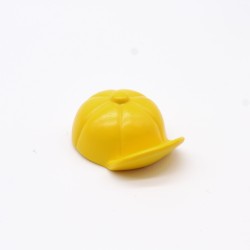 Playmobil 31078 Casquette Adulte Jaune Bord Relevé