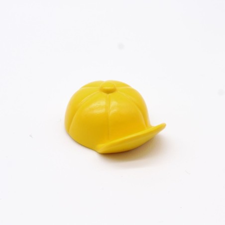 Playmobil 31078 Casquette Adulte Jaune Bord Relevé