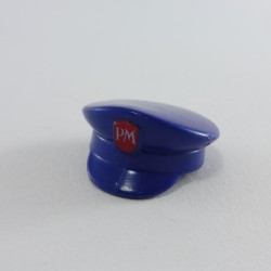 Playmobil 11754 Chapeau Casquette Bleue Controlleur de Train PM