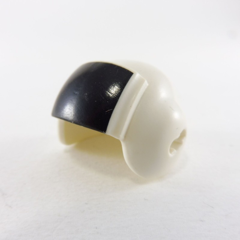 Playmobil 24856 Casque Blanc et Noir de Pilote Hélicoptère