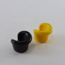 Playmobil 25419 Lot de 2 Jambières Bas de Pantalon Noire et Jaune Vintage