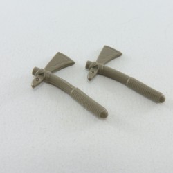 Playmobil 3669 Lot de 2 Haches Tomahawks Indiens Nouveau Modèle
