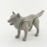 Playmobil 1143 Loup Gris Gueule Ouverte