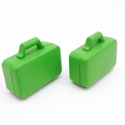 Playmobil 41008 Lot de 2 Valises vertes