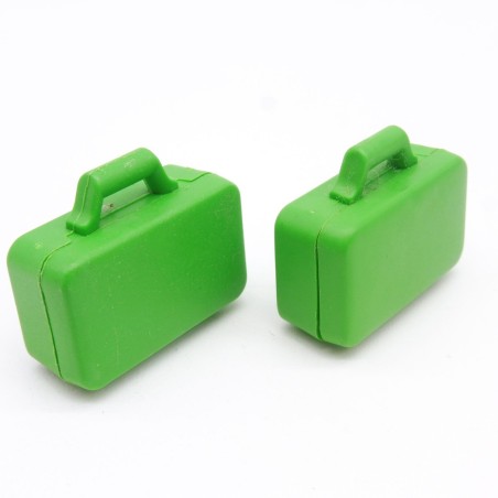 Playmobil 41008 Lot de 2 Valises vertes