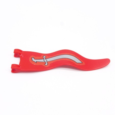 Playmobil 41017 Drapeau Rouge Cimeterre Argent