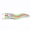 Playmobil 41018 Drapeau Blanc Rouge Vert