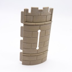 Playmobil 41054 Mur Gris Arrondi Médiéval 3123 3274 3665 3666 3888 4063 Léger Jaunissement