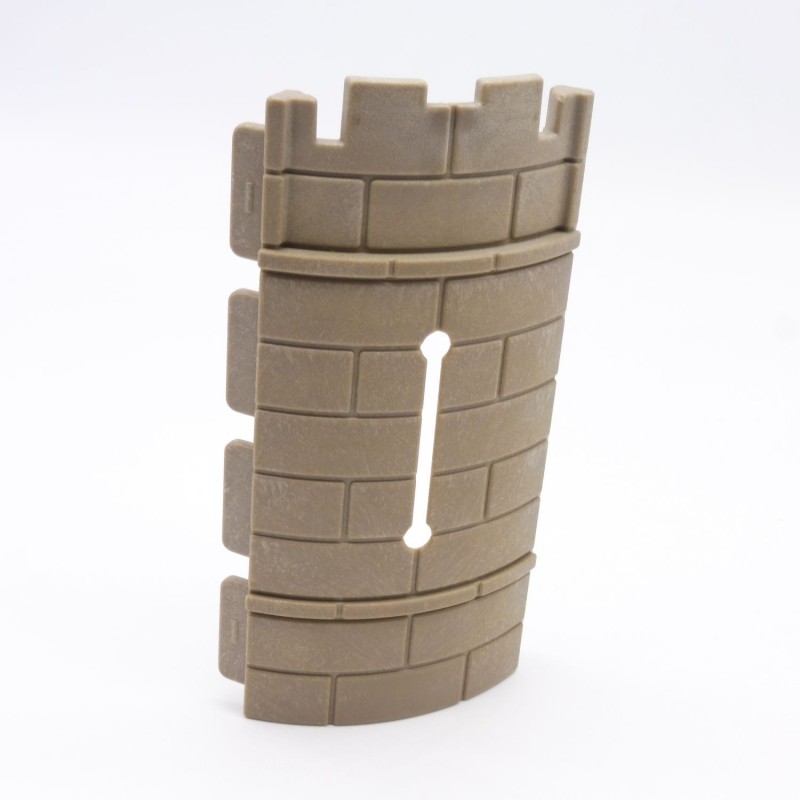 Playmobil 41054 Mur Gris Arrondi Médiéval 3123 3274 3665 3666 3888 4063 Léger Jaunissement