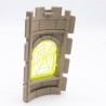 Playmobil 41067 Mur Gris Arrondi Médiéval Fenêtre Arche Toile Araignée Jaune fluo 3839