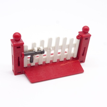 Playmobil 41106 Portillon Blanc et Rouge Foncé 5529 Cassé