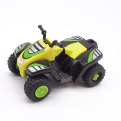 Playmobil 41139 Quad Jaune et Noir 4427 Jantes Arrières Abimées