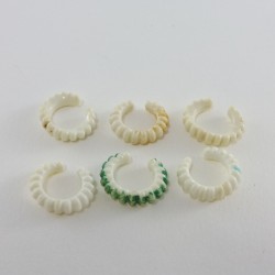Playmobil 18468 Playmobil Lot of 6 Vintage White Collars Jaunis or Colored