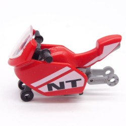 Playmobil 41140 Corps de Moto de Course Rouge Enfant 4780 sans roues