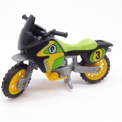 Playmobil 41142 Moto Cross Noire et verte 4426 7396