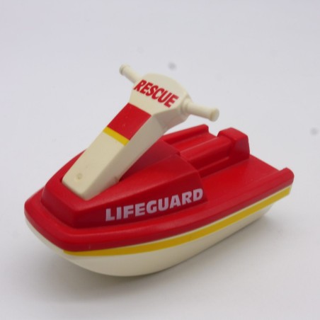 Playmobil 41193 Jet Ski Rogue Jaune et Blanc LIFEGUARD 3664 6346 Léger Jaunissement