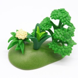 Playmobil 41236 Petite Plaque d'Herbe avec Plantes et Fleurs