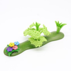 Playmobil 41238 Petite Plaque d'Herbe avec Plantes et Fleurs