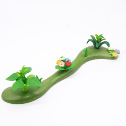 Playmobil 41239 Longue Plaque d'Herbe avec Plantes et Fleurs