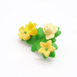 Playmobil 41248 Bouquet Plat de 4 Fleurs Jaunes