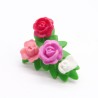 Playmobil 41249 Bouquet Plat de 4 Fleurs Roses