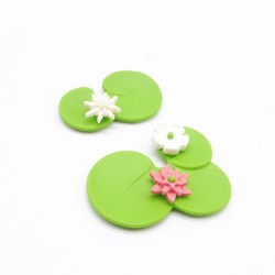 Playmobil 41257 Lot de 2 Nénuphars avec Fleurs