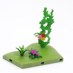 Playmobil 41279 Plaque d'Herbe System X avec Plantes