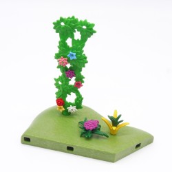 Playmobil 41280 Plaque d'Herbe System X avec Plantes